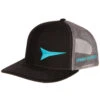 Fast Back Mens Black Cap With Turquoise Logo -Western Denim Gear Store 92814 default l