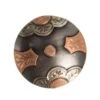 Wildfire Silver 1 1/2in. Copper Wheat Flower Concho -Western Denim Gear Store 98928 default l