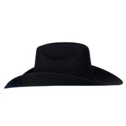 Youth M+F Black 3 3/4in. Brim Cattlemans Felt Hat -Western Denim Gear Store A7210201 L 2