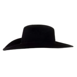 Ariat Black 6X 4 1/4in. Brim Cattleman's Precreased Felt Cowboy Hat A7630401 -Western Denim Gear Store A7630401 2