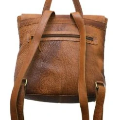 Leather Basketweave Backpack -Western Denim Gear Store ADBGM135 2