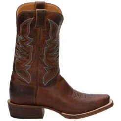Justin Boots Men's Justin Bent Rail Performance Navigator Cognac Cowboy Boot -Western Denim Gear Store BR763 4