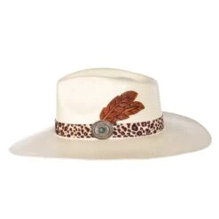Charlie 1 Horse Heatseeker 3 3/4` Brim Leopard Band -Western Denim Gear Store CSHESK 343681 2