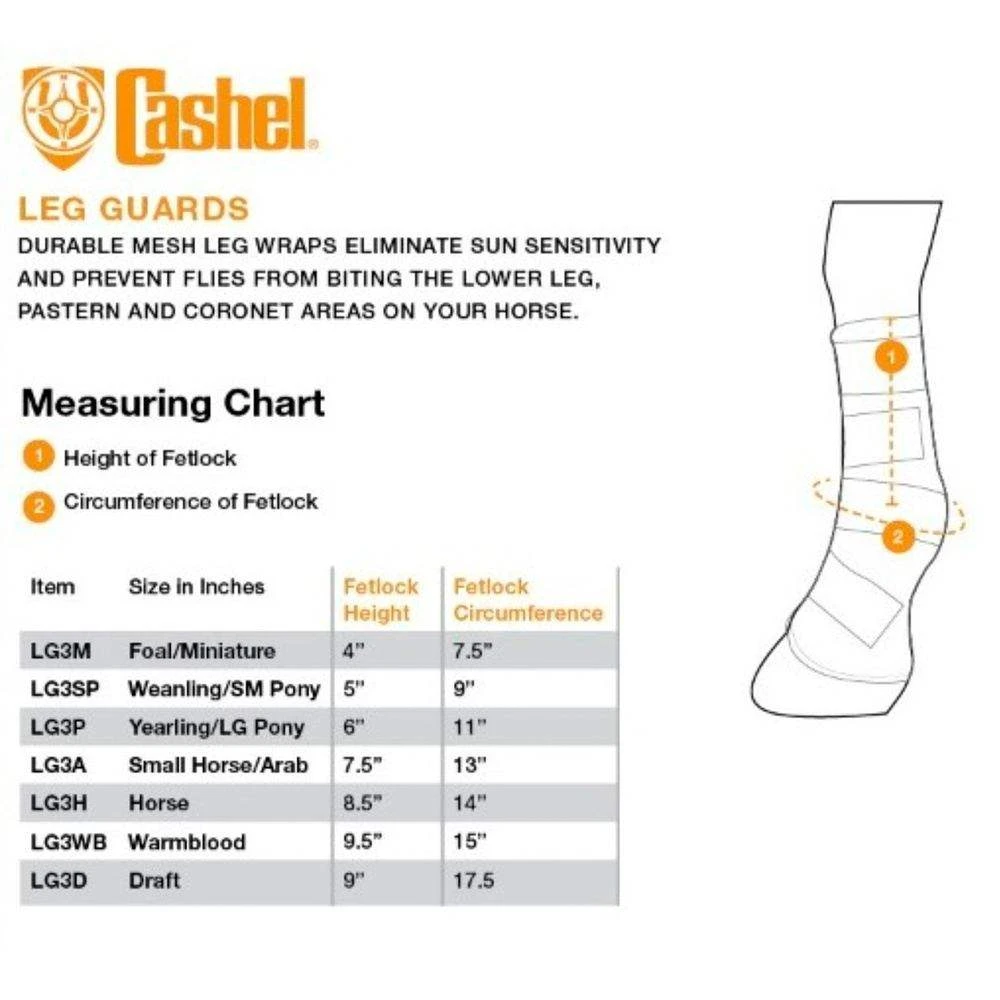 Cashel Company Crusader Fly Guard Horse Leg Boots 6 Cashel Company Crusader Fly Guard Horse Leg Boots - Image 4