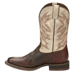 Nocona Boot Company Men's Nocona Hero Henry Antiqued Brown Cowboy Boot -Western Denim Gear Store HR5570 2