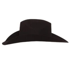 Jw Brooks Custom Hats 100X Black 4 1/4` Brim Felt Hat 9 Jw Brooks Custom Hats 100X Black 4 1/4` Brim Felt Hat -Western Denim Gear Store JWB 100XBLK42 3