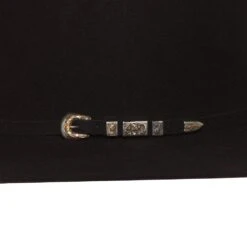 Jw Brooks Custom Hats 100X Black 4 1/4` Brim Felt Hat 10 Jw Brooks Custom Hats 100X Black 4 1/4` Brim Felt Hat -Western Denim Gear Store JWB 100XBLK42 4