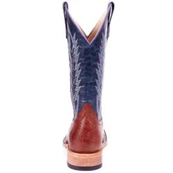 Macie Bean Women's Top Hand Macie Bean Rum Brown Smooth Ostrich Cowgirl Boot -Western Denim Gear Store M2029 4