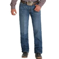 Cinch Men's Jess Slim Fit Dark Stonewash Jean