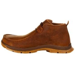 Twisted X Men`s Oiled Saddle Oblique Toe Chukka -Western Denim Gear Store MFS0003 3
