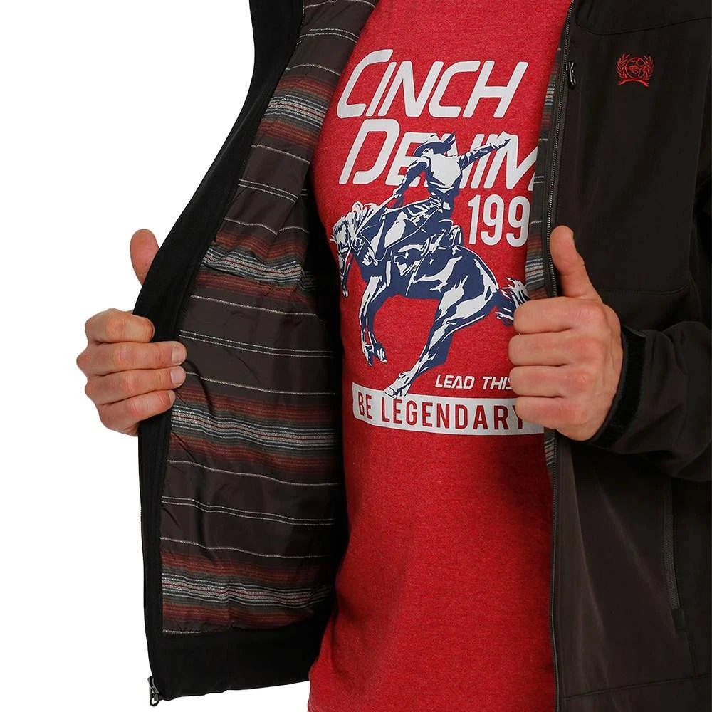 Cinch Men's Red And Black Jacket 4 Cinch Men's Red And Black Jacket - Image 2