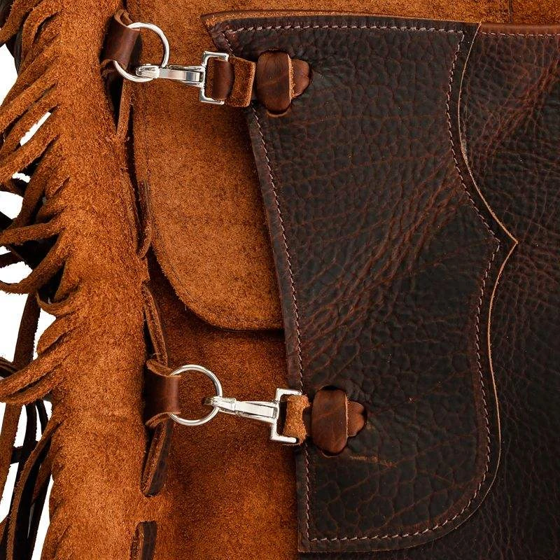 NRS Ranch Hand Brown Oiled Chinks 7 NRS Ranch Hand Brown Oiled Chinks - Image 5