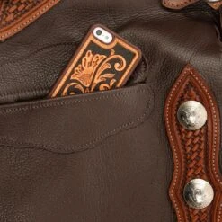 NRS Day Worker Dark Brown Chink -Western Denim Gear Store NRS BWCDBN 4