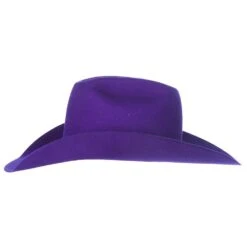 Rodeo King 7X Purple Self Band 4 1/4in. Brim Open Crown Felt Cowboy Hat -Western Denim Gear Store RK457 5