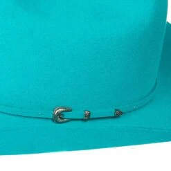 Rodeo King 7X Turquoise 4 1/4in. Brim 10 Rodeo King 7X Turquoise 4 1/4in. Brim -Western Denim Gear Store RK481 4