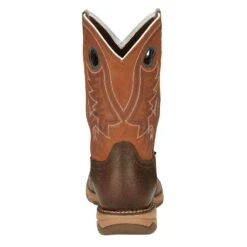 Tony Lama Men's 3R Lopez Brown 11in. Waterproof Square Steel Toe Work Boot -Western Denim Gear Store RR3363 4