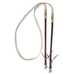 Cashel Adjustable Flat Braid Rein W/Rawhide Accents -Western Denim Gear Store SA RRBR fromShopify 2