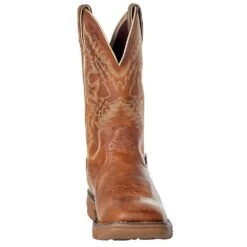 Justin Boots Women's Stampede Rush Tan Waterproof Soft Toe Work Boot 9 Justin Boots Women's Stampede Rush Tan Waterproof Soft Toe Work Boot -Western Denim Gear Store SE4353 2