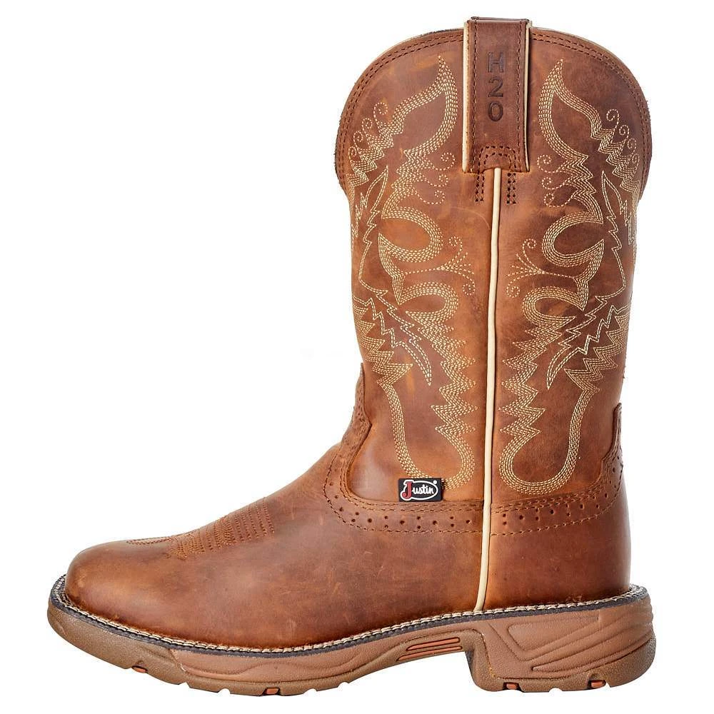 Justin Boots Women's Stampede Rush Tan Waterproof Soft Toe Work Boot 6 Justin Boots Women's Stampede Rush Tan Waterproof Soft Toe Work Boot - Image 4