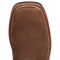 Justin Boots Women's Cottonwood Hickory Brown Square Toe 17in Tall Snake Boot -Western Denim Gear Store SN6914 04