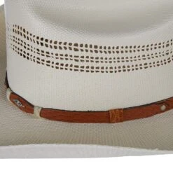 Stetson Hats Billy Jr Bangora 3 3/4in. Brim Straw Cowboy Hat -Western Denim Gear Store SSBLJR 733681 4
