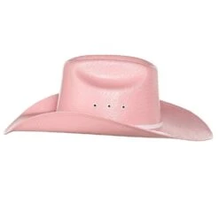 Youth M+F Twister Pink Cattlemans Crease Straw Hat -Western Denim Gear Store T7130030 2