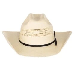 Youth Twister Bangora Cattlemans Precreased Straw Cowboy Hat -Western Denim Gear Store T71318 2