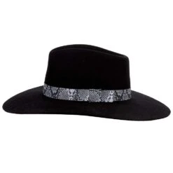 M&F Girls Pinch Front Black Fashion Hat 3 1/2` Brim -Western Denim Gear Store T7890001 3