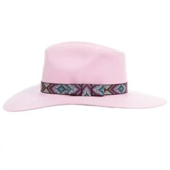 M&F Girls Pinch Front Pink Fashion Hat 3 1/2` Brim -Western Denim Gear Store T7890030 3