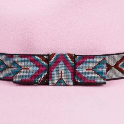 M&F Girls Pinch Front Pink Fashion Hat 3 1/2` Brim -Western Denim Gear Store T7890030 4