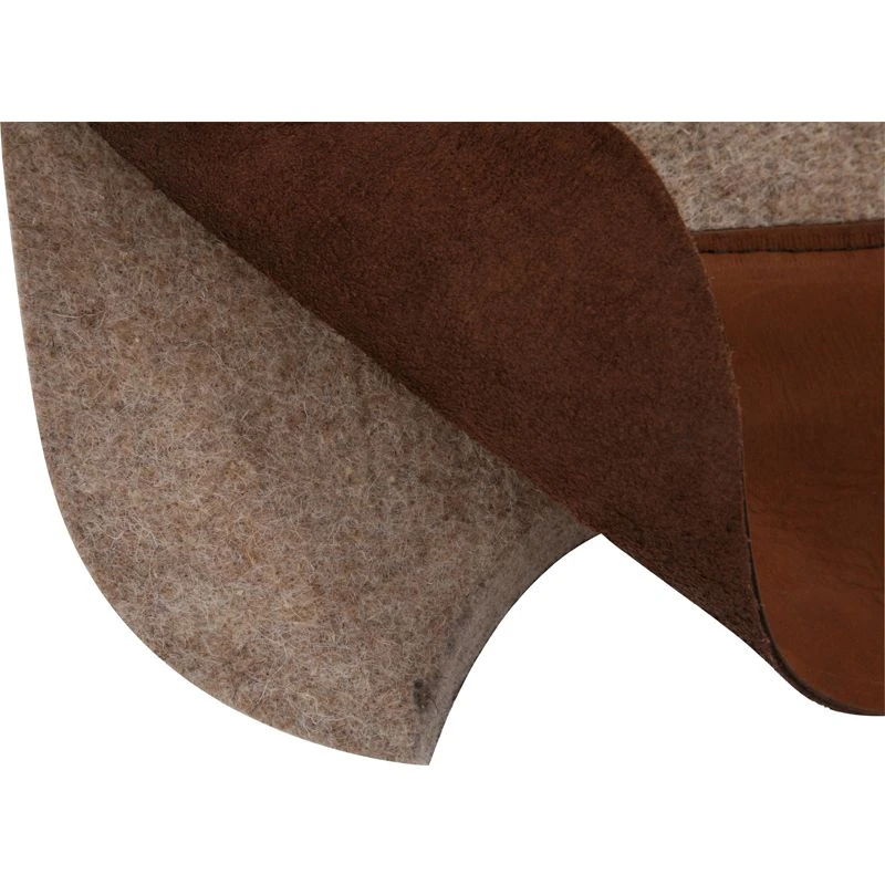 Diamond Wool Pad Company 3/4in. Contoured Cowboy Saddle Pad 4 Diamond Wool Pad Company 3/4in. Contoured Cowboy Saddle Pad - Image 2