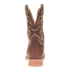 Justin Boot Company Mens H2O MARSHAL WHISKEY NEAT BROWN 11` BROWN TOP SOFT TOE SQ TOE -Western Denim Gear Store WK4201 3