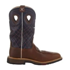 Twisted X Womens Brown 11in Navy Alloy Toe Work Boot -Western Denim Gear Store WXBAW01 5
